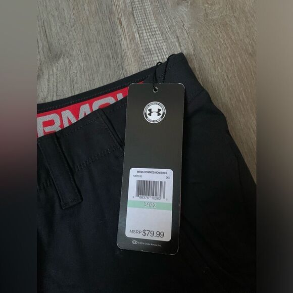 Under Armour Straight Leg Dress Pant Casual Pant Black men’s Size 34 x 32 New - Picture 4 of 6